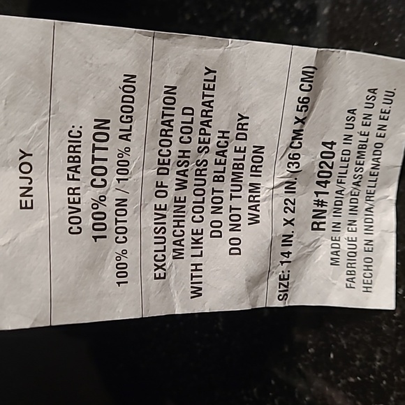 Denim Accent Pillow - Picture 5 of 5